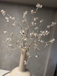 Zijdentak crème/gold