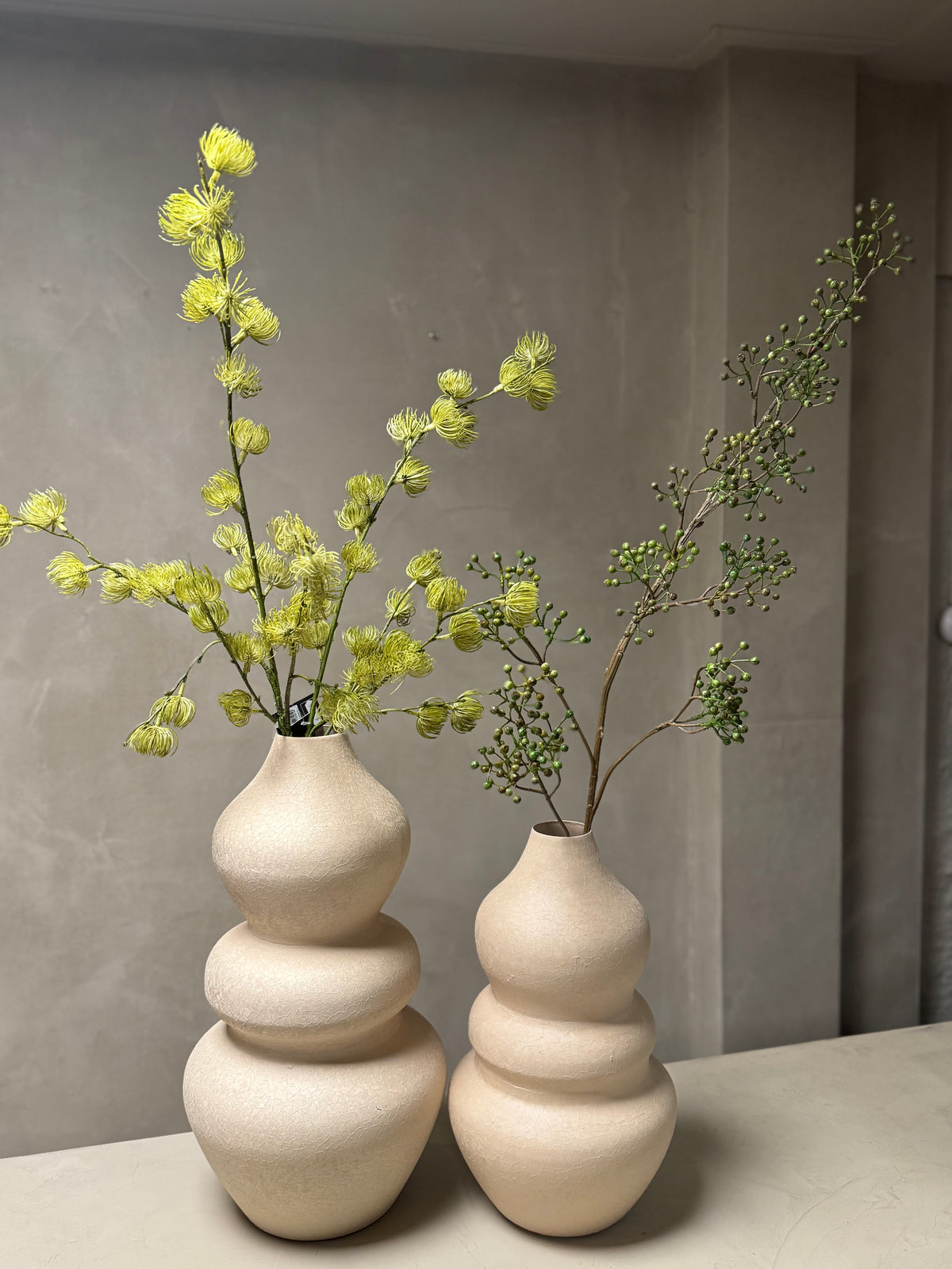 Kunstknop Clematis groen-L10B10H96CM