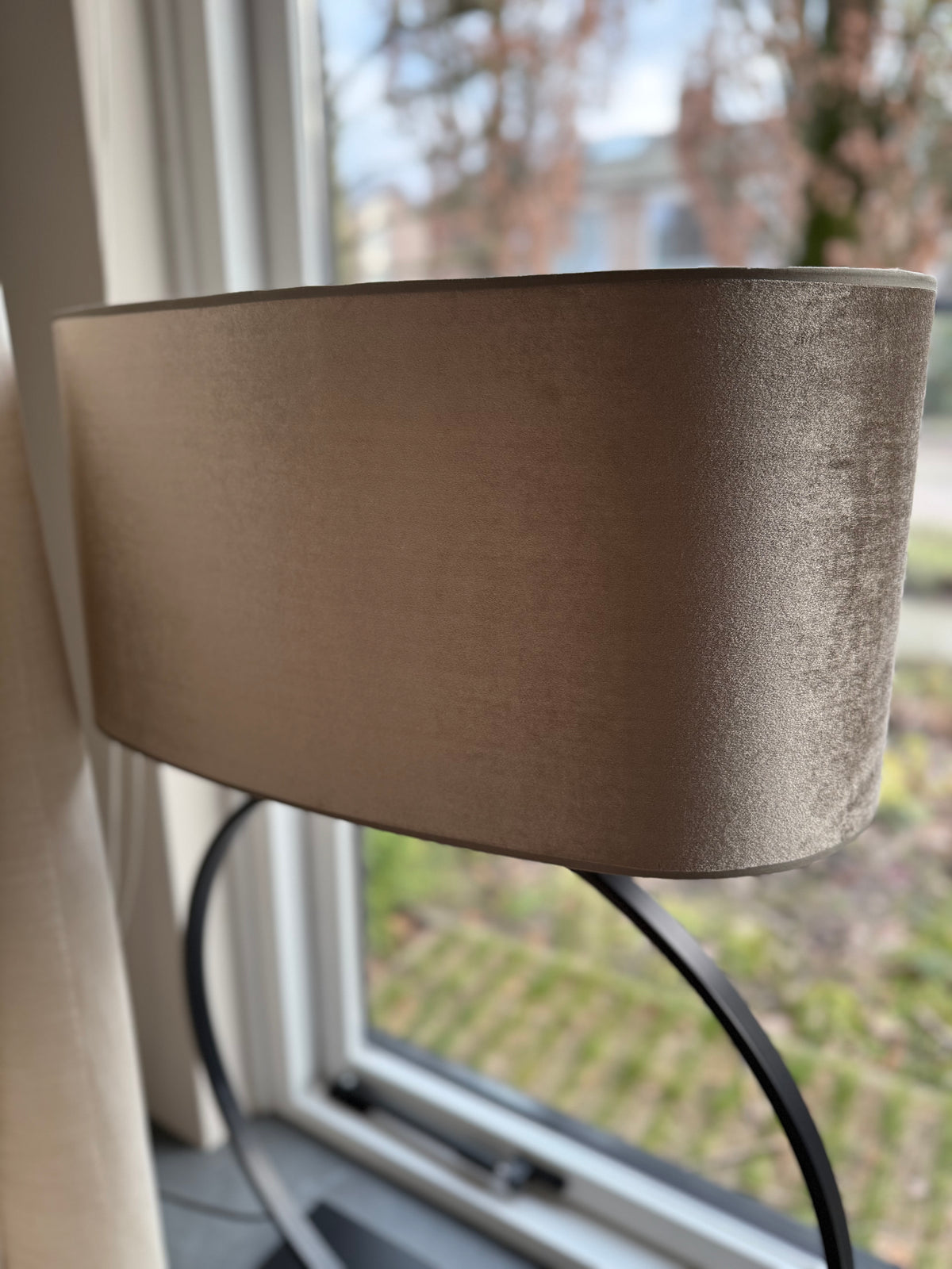 Lampenkap ovaal XL  - 2008 champagne