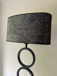 Lampenkap ovaal L black/gold 2063 PRE-ORDER