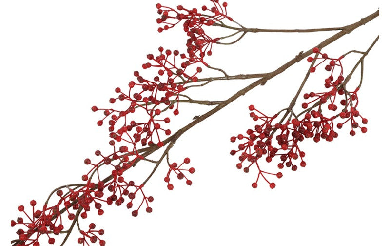 Kunstbes Ilex Verticillata L rood