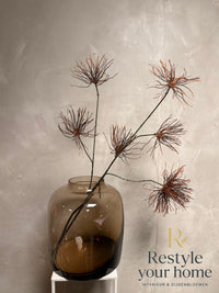 Kunstbloem Grevillea M bruin