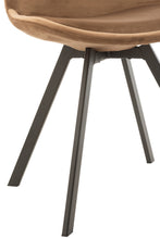 Afbeelding in Gallery-weergave laden, Chair Helene Metal/Textile Brown
