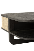 Afbeelding in Gallery-weergave laden, Coffee Table Molly Exotic Wood/Rattan Black
