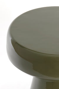 Side table 38x42 cm DAKWA shiny dark olive green