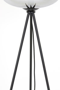 Floor lamp tripod 42x146 cm MAYSON smoked glass+matt black