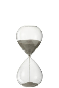 Hourglass Deco Glass/Sand Grey Medium