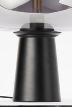 Afbeelding in Gallery-weergave laden, Table lamp 40x59 cm MAYSONY smoked glass+matt black
