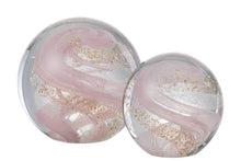Afbeelding in Gallery-weergave laden, Paperweight Garland Glass Gold/Pink/White Large
