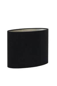 Shade oval straight slim 30-15-25 cm VELOURS black-taupe