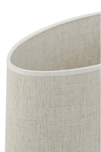 Afbeelding in Gallery-weergave laden, Shade oval straight slim 38-17,5-28 cm BRESKA pearl white
