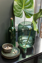 Afbeelding in Gallery-weergave laden, Vase Cylinder Glass Green Medium
