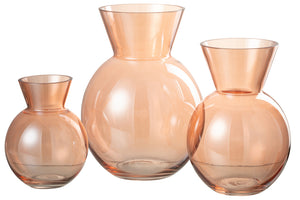 Vase Lucy Glass Orange Large