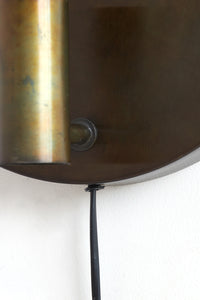 Wall lamp 30 cm DISC gold-grey