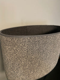 Ovale lampenkap L teddy grey 2086 PRE-ORDER