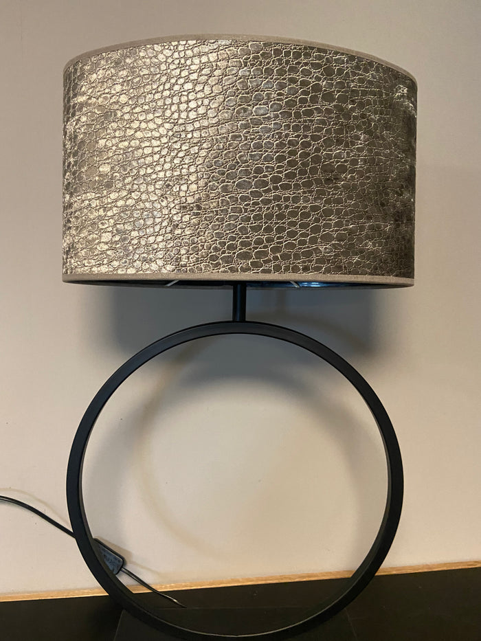 Lampenkap L ovaal croco 2082