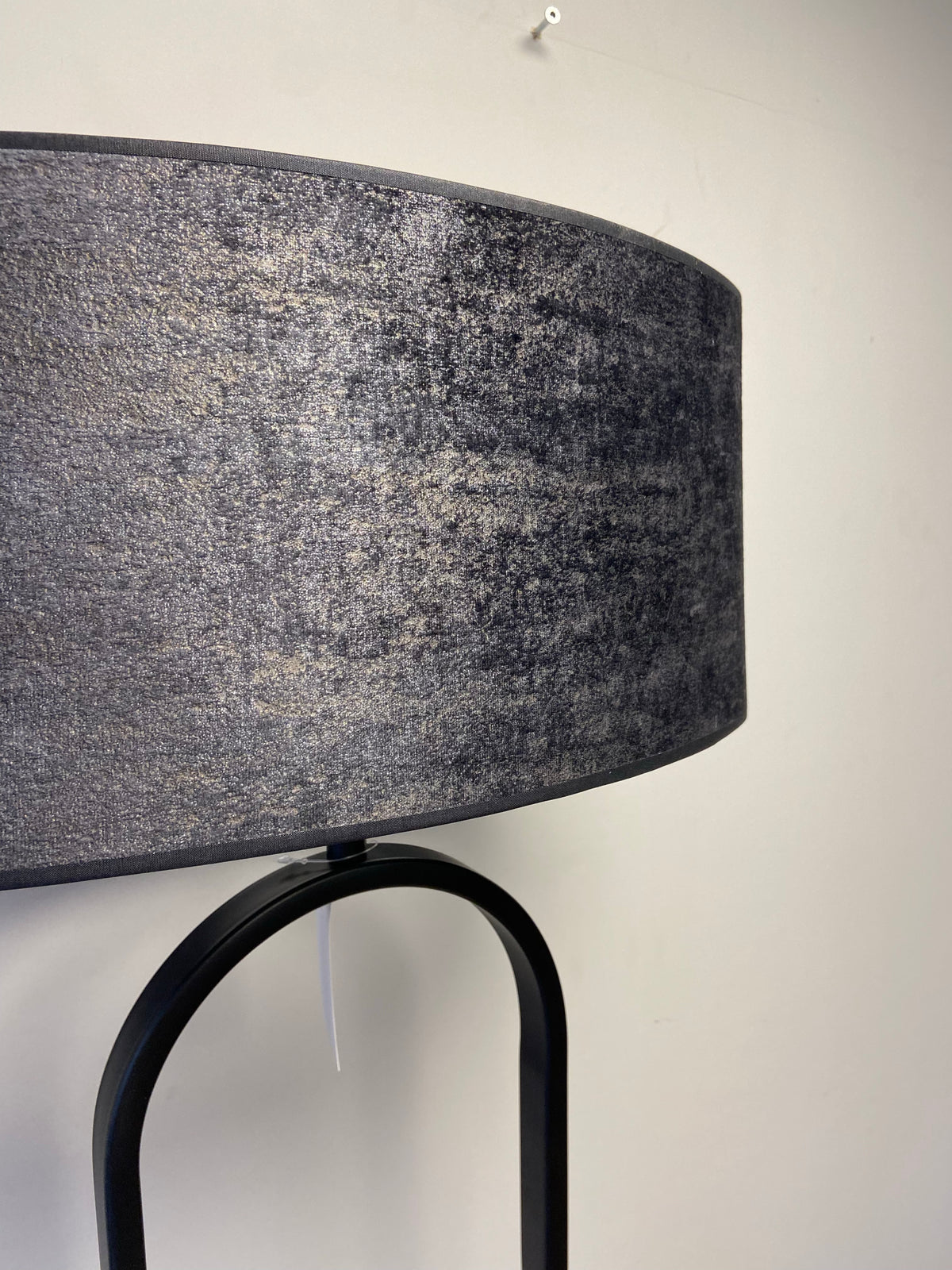 Lampen kap L ovaal  black/gold 2063