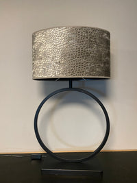 Lampenkap L ovaal croco 2082