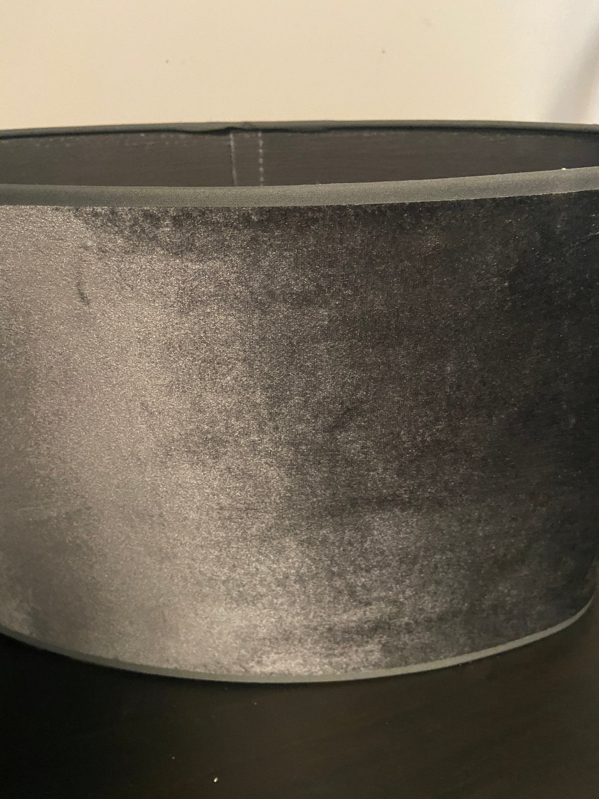 Lampenkap 2012 ovaal L velvet dark grey