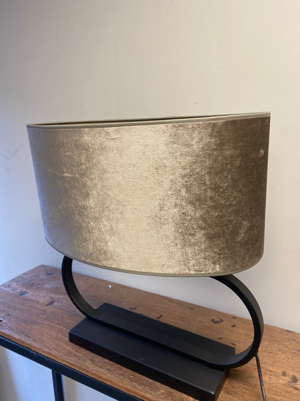 Lampenkap ovaal XL  - 2008 champagne