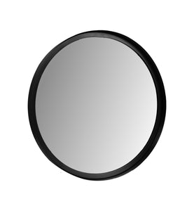 Wall mirror Fletcher Round - ø40 - black - Metal/glass