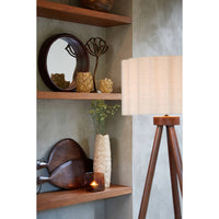 Ornament Papaver op voet 22x6x36 brons