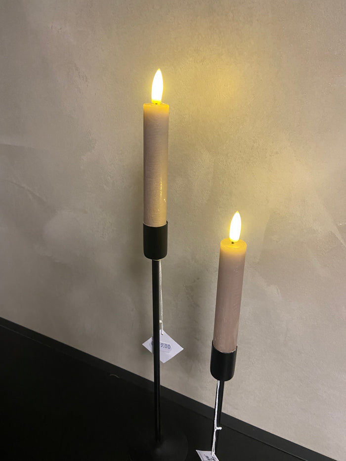 Dinerkaars LED taupe set 2 mt S