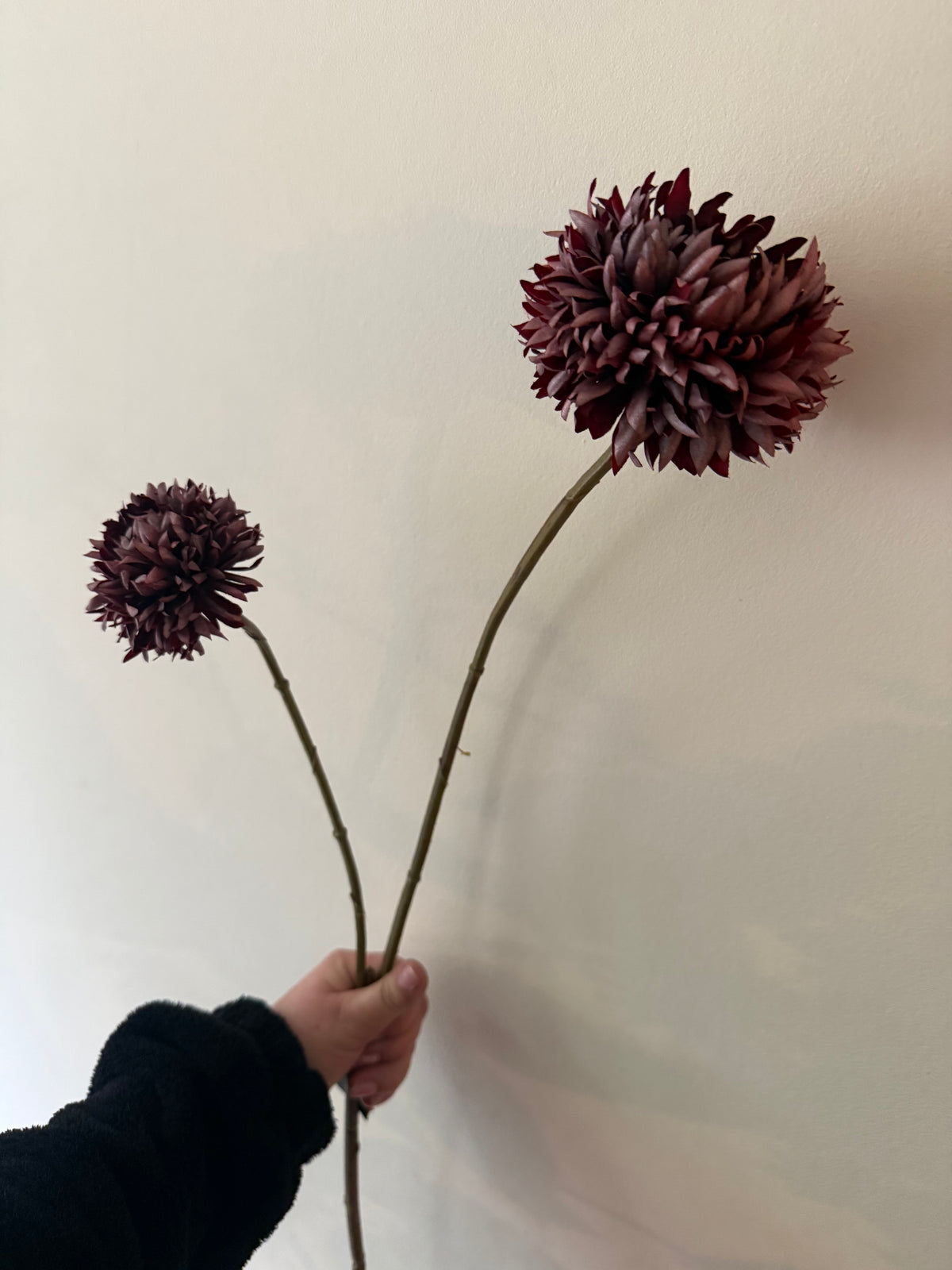 Zijden Chrysant – Deep Burgundy