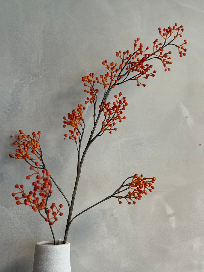Kunstbes Ilex Verticillata L l.oranje