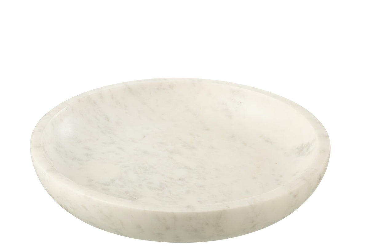 Serving Bowl Marble White
