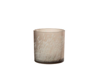 Hurricane Grass Glass Beige Large