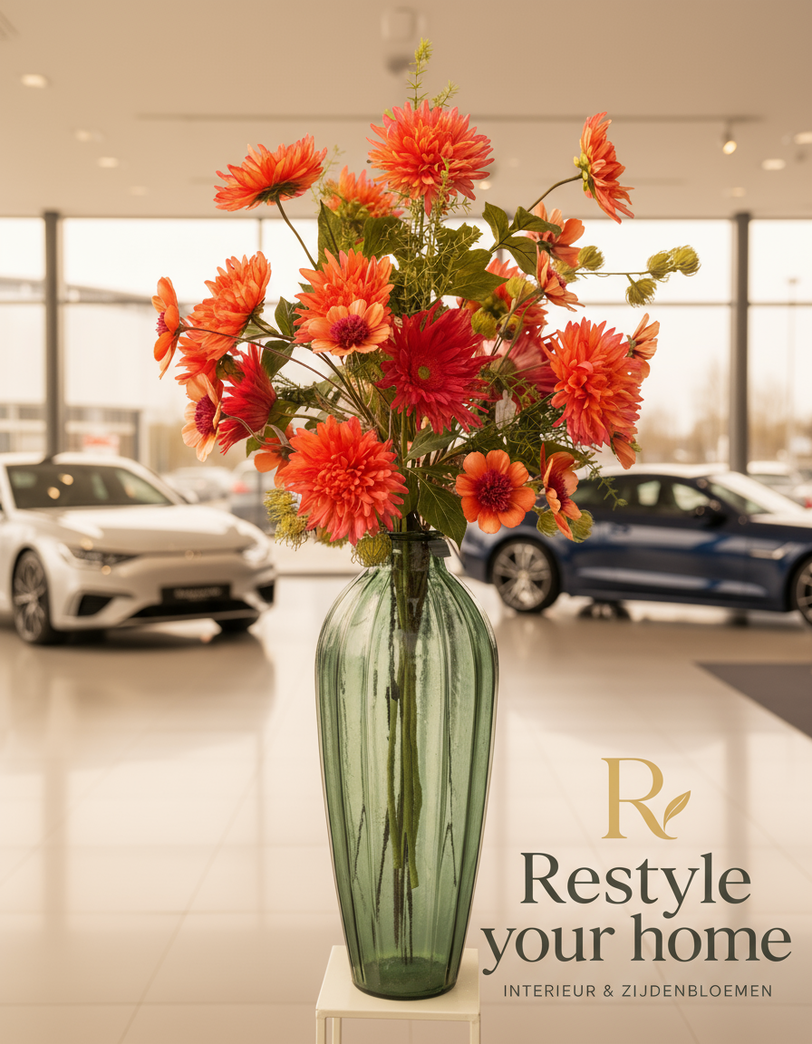 Zijdenboeket Scarlet