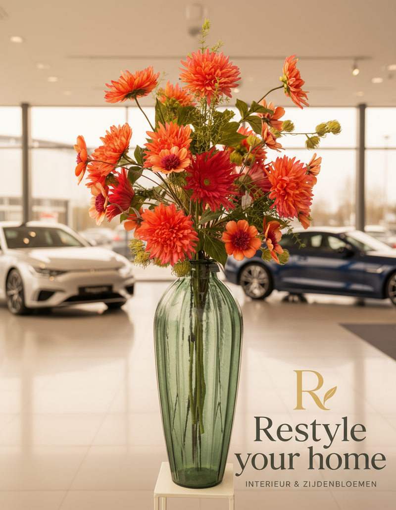 Zijdenboeket Scarlet