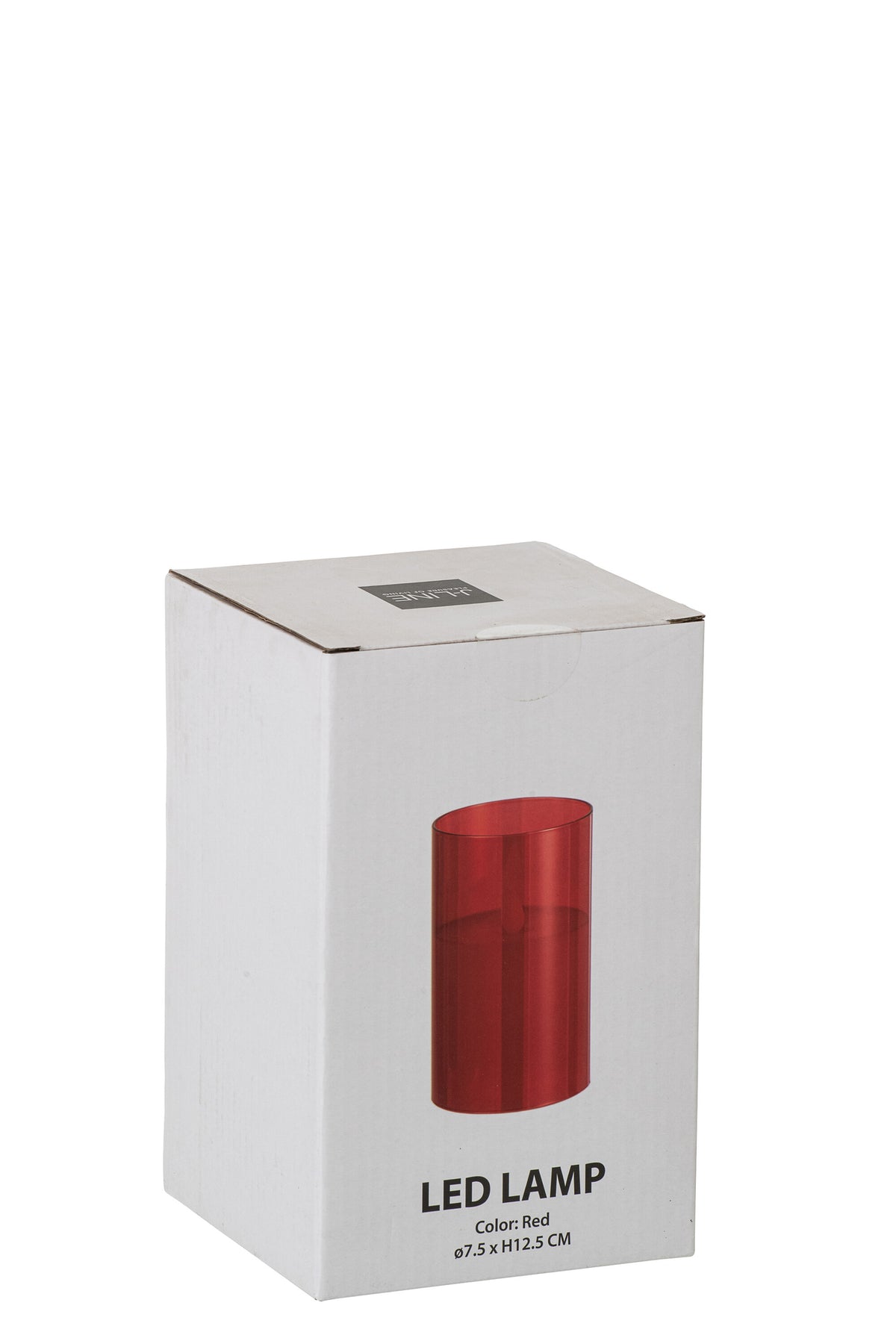 Ledlamp Shining Glass Red Small