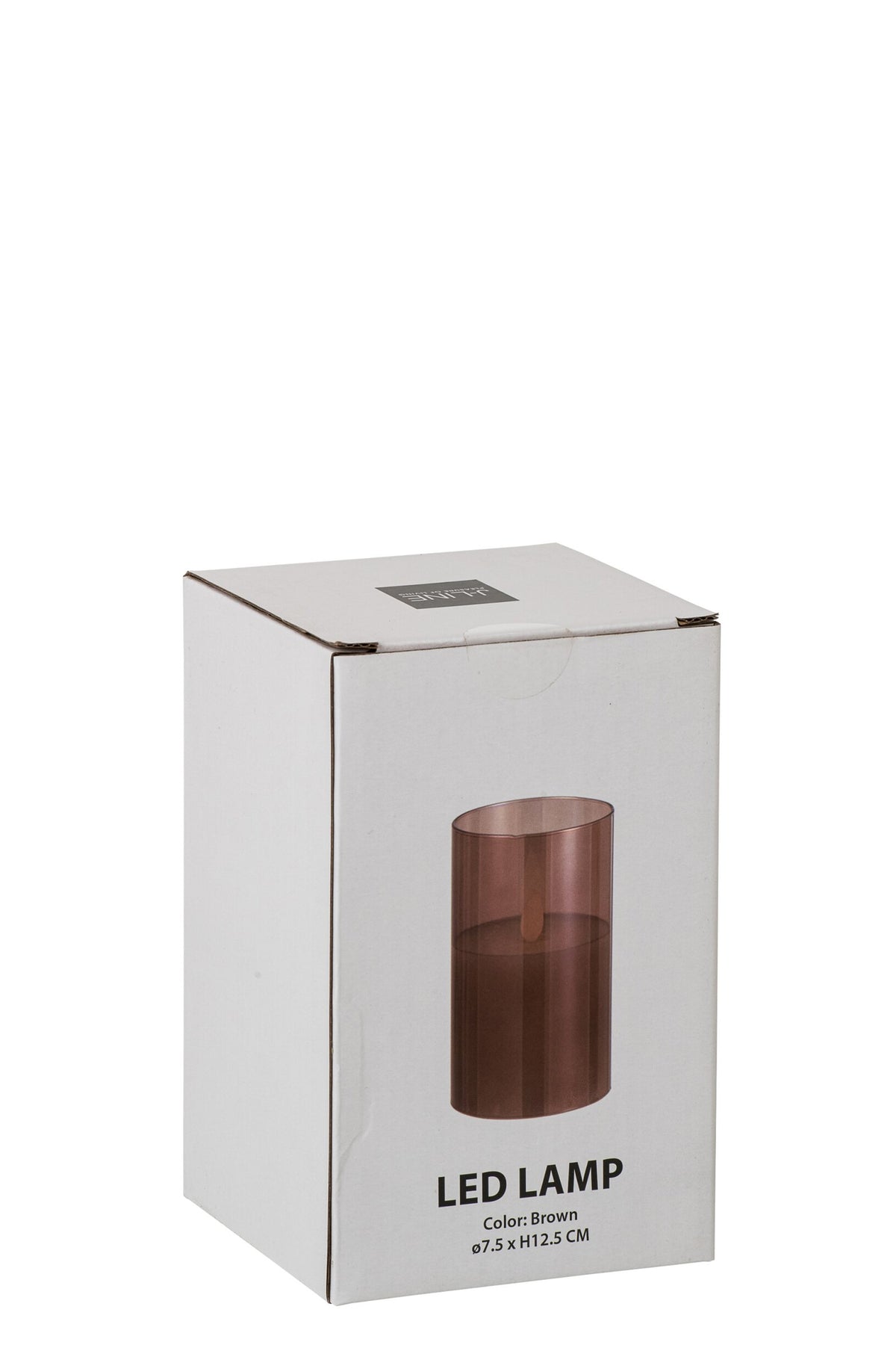Ledlamp Shining Glass Brown Small