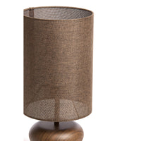 Tafellamp Danialo - Bruin - Ø22cm