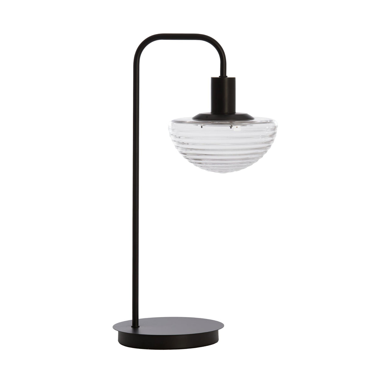Tafellamp Baylie - Mat zwart - 30x20x61cm