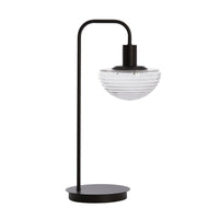 Tafellamp Baylie - Mat zwart - 30x20x61cm
