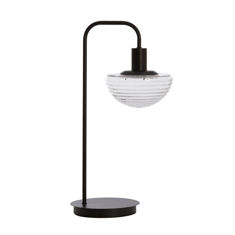 Tafellamp Baylie - Mat zwart - 30x20x61cm