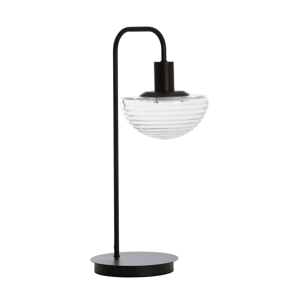 Tafellamp Baylie - Mat zwart - 30x20x61cm