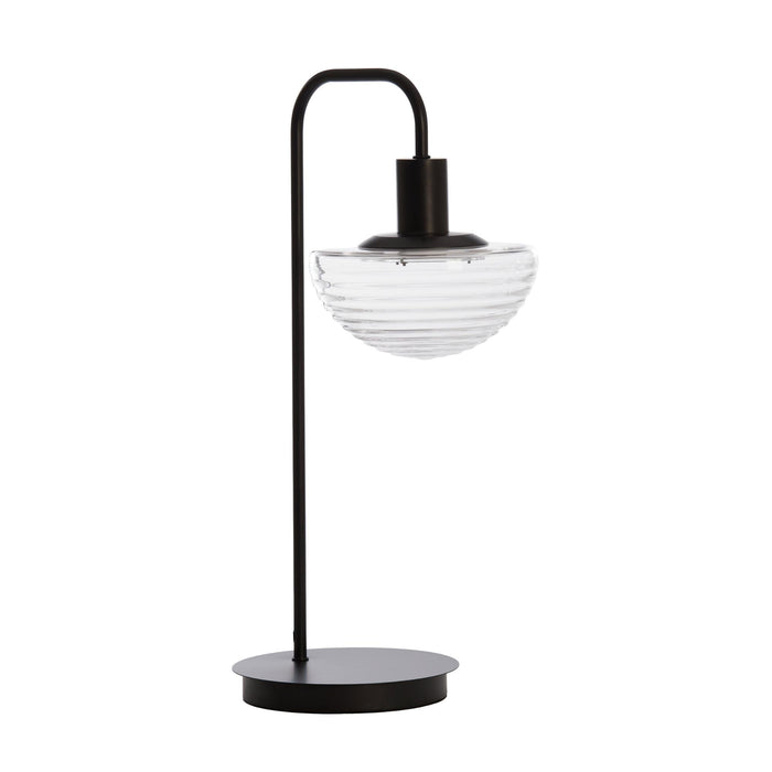 Tafellamp Baylie - Mat zwart - 30x20x61cm