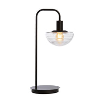 Tafellamp Baylie - Mat zwart - 30x20x61cm