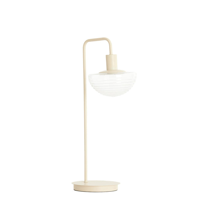 Tafellamp Baylie - Mat crème - 30x20x61cm