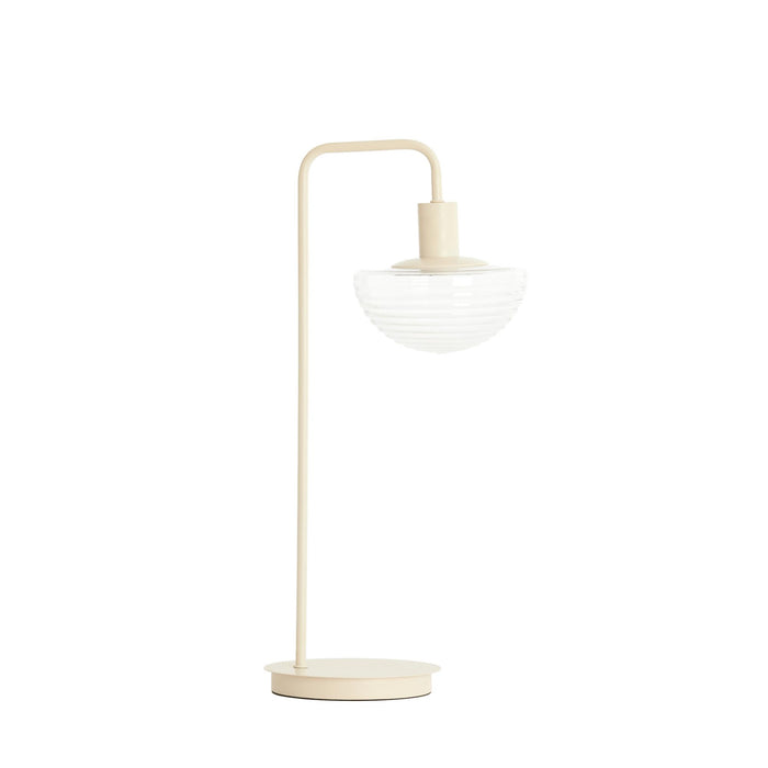 Tafellamp Baylie - Mat crème - 30x20x61cm