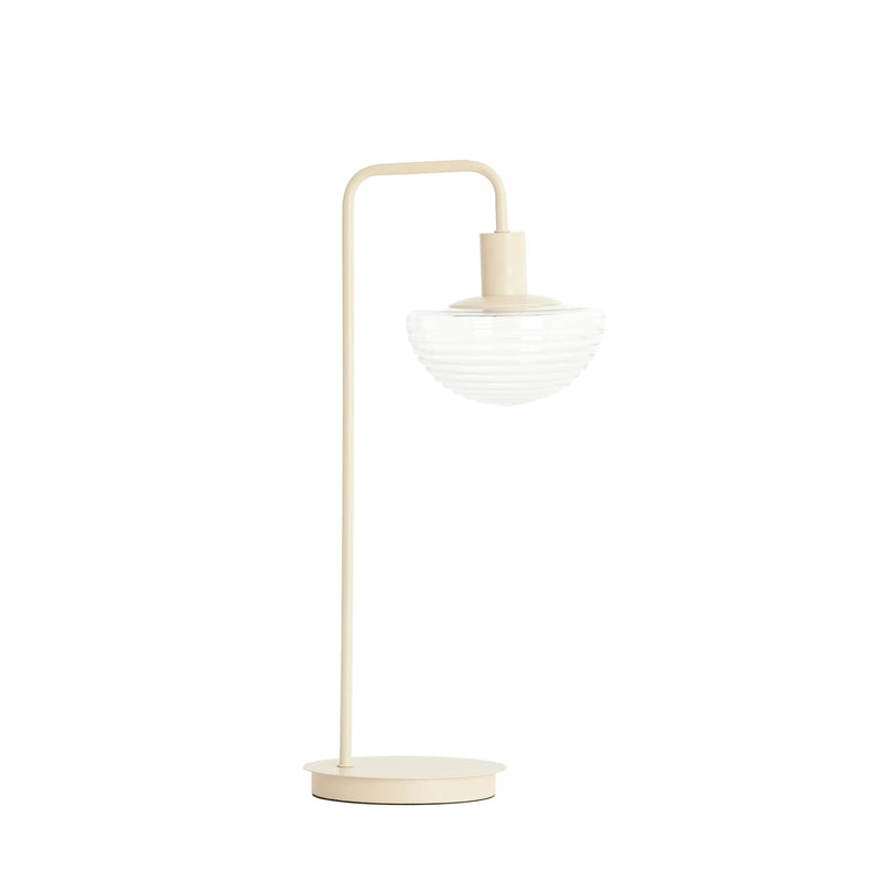 Tafellamp Baylie - Mat crème - 30x20x61cm