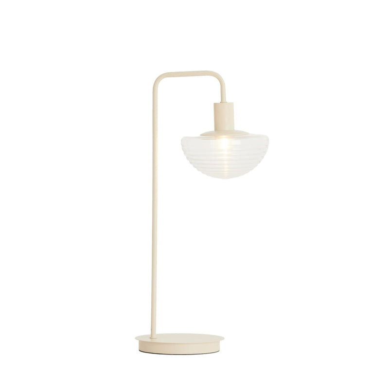 Tafellamp Baylie - Mat crème - 30x20x61cm