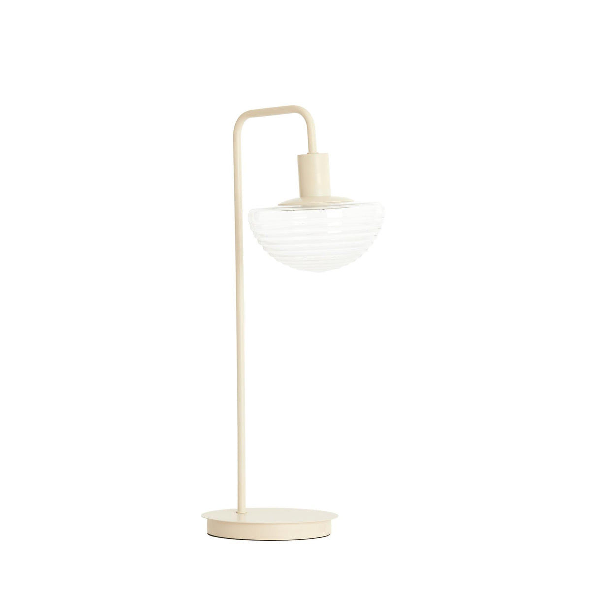 Tafellamp Baylie - Mat crème - 30x20x61cm