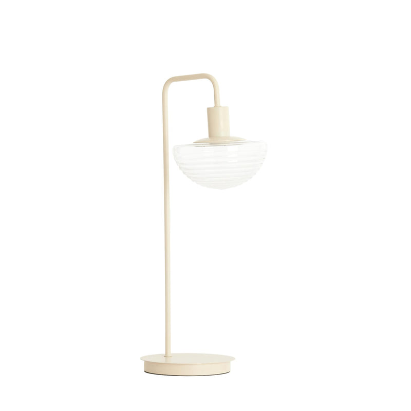 Tafellamp Baylie - Mat crème - 30x20x61cm