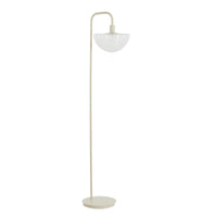 Vloerlamp Baylie - Mat crème - 43x30x165cm