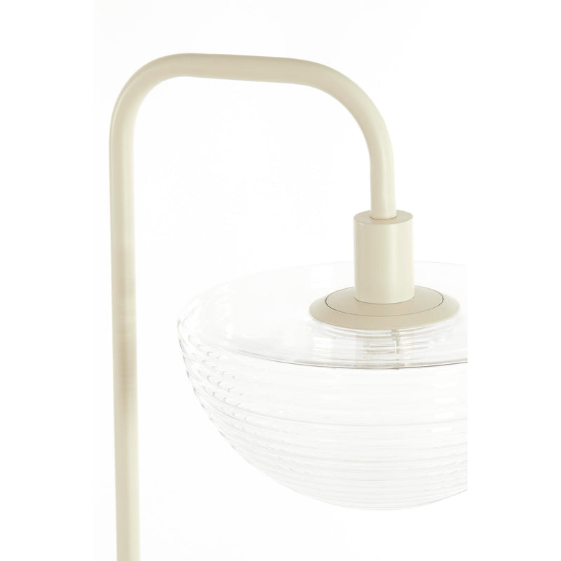 Vloerlamp Baylie - Mat crème - 43x30x165cm